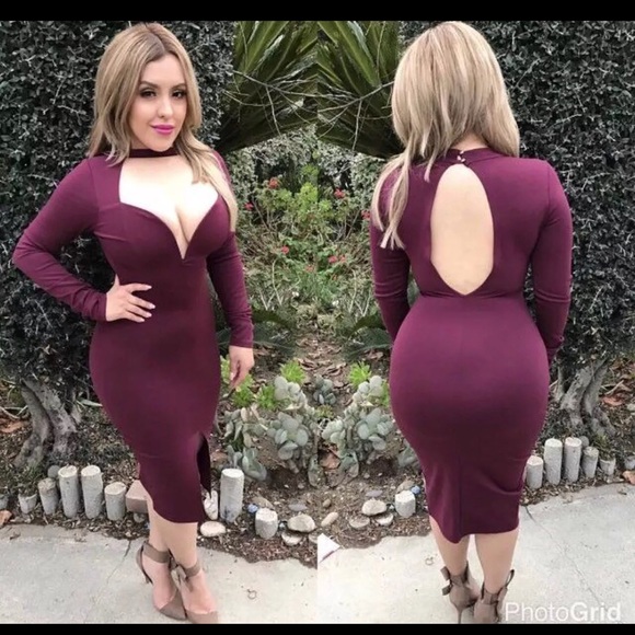 Dresses | Sexy Bodycon Dress Size L 
